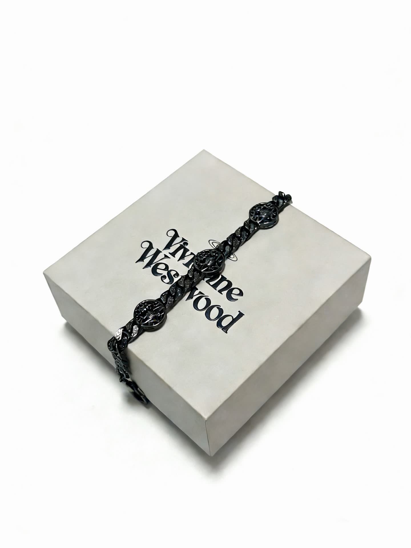 Vivienne Westwood Black Chain Bracelet